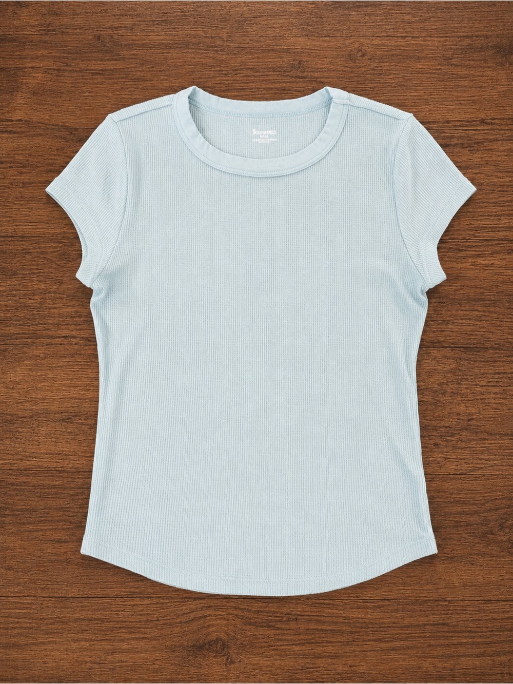Waffle knit tee